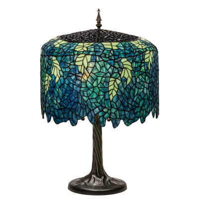 28" High Tiffany Wisteria Table Lamp 
