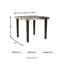 Table de comptoir Lomanto