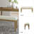Beasley 44.5" Farmhouse Upholstered Bench with Solid Wood