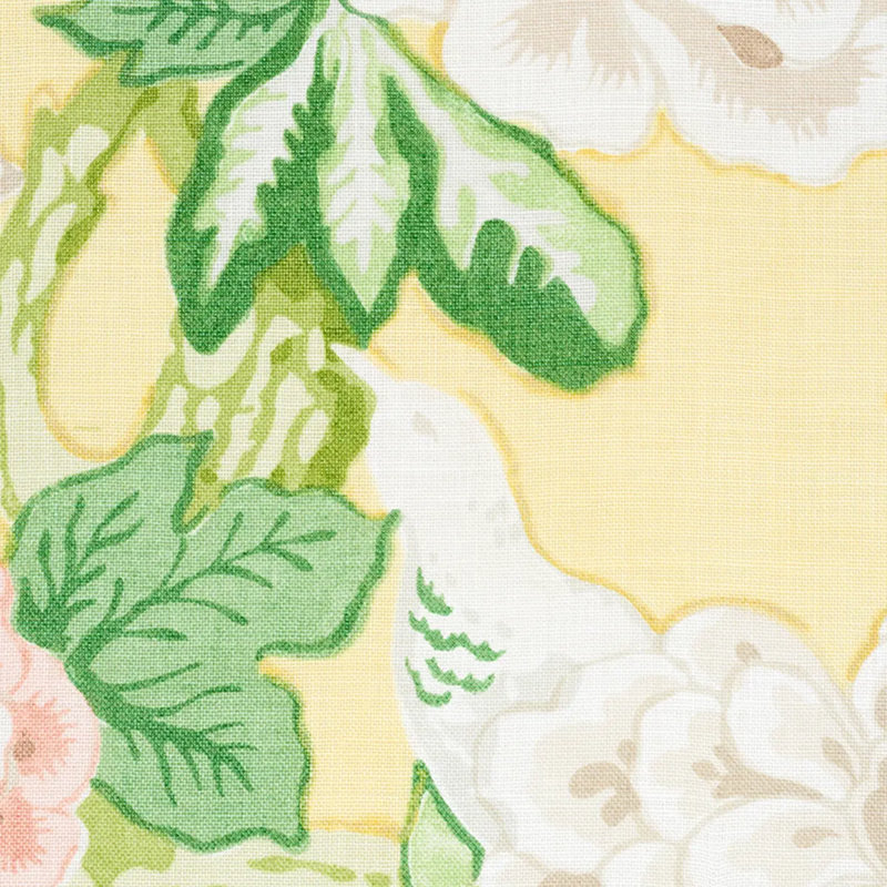 Bermuda Blossoms Fabric, Yellow