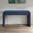 Modern Console Table With 2 Grooved Drawers, Soft Rounded Curves, Glossy Durable Surface, And Adjustable Foot Pads For Stability, Ideal For Living Room And Entryway-1888571787