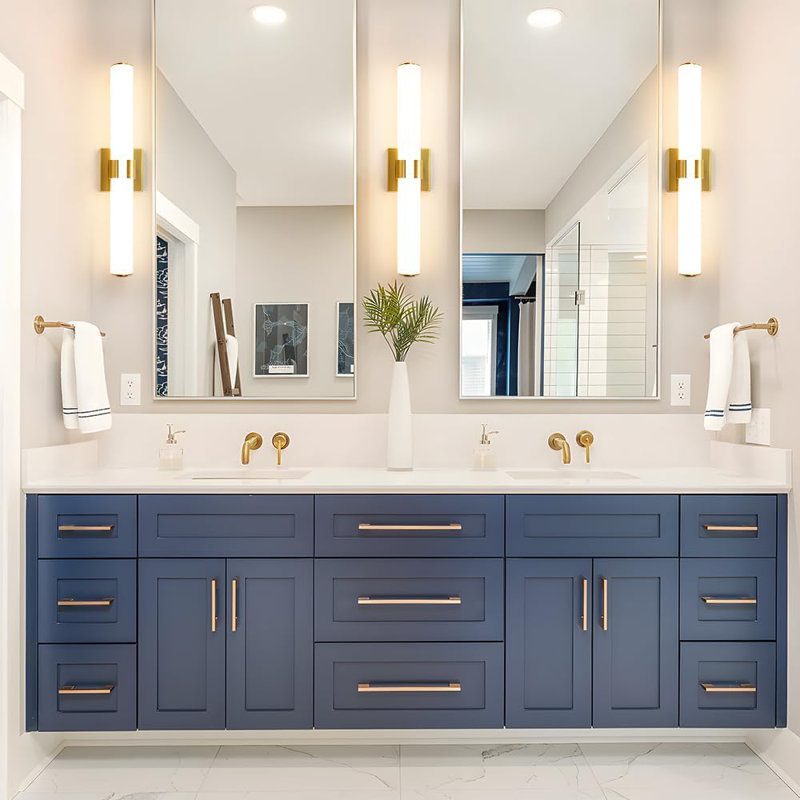 Dimmable LED Vanity Light Fixture With Acrylic Shade - Modern Bathroom Sconce For Mirror, Bedroom, And Living Room - Energy Efficient 36W 3000K Lighting