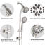 1.8 Gpm Shower With Drill- Stainless Steel Sliding Rod And 7-setting Dual Heads Wall Mounted Head Spa 7