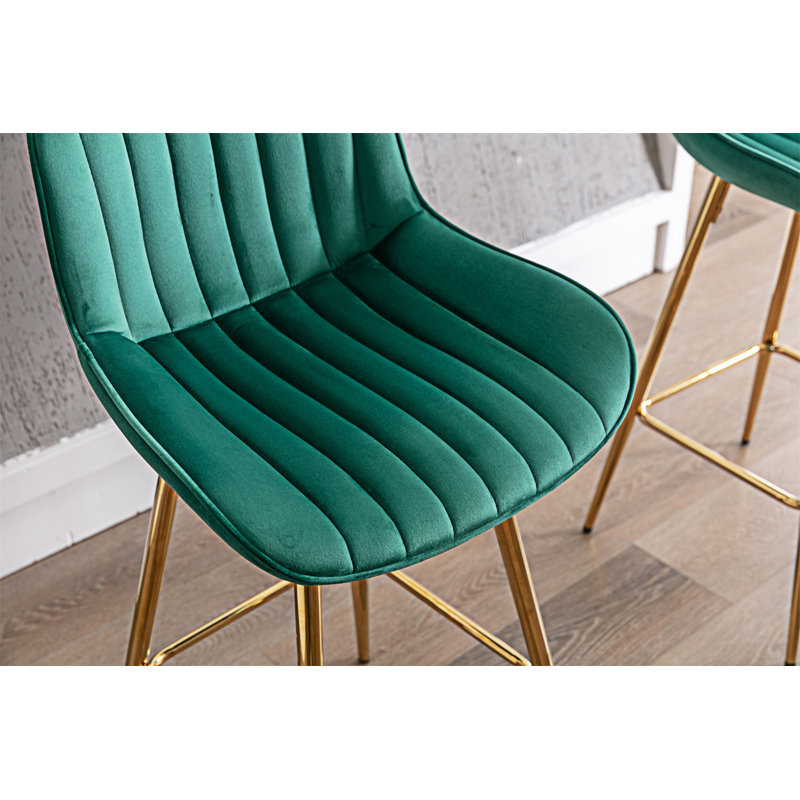 Ensemble de 2 tabourets de bar, Tabouret de bar (siège d’une hauteur de 30 po), Vert