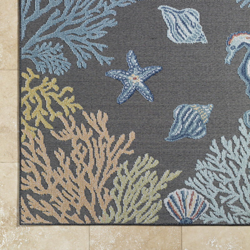 Ballycastle Indoor / Outdoor Rug, Rectangle 5'3" x 7'
