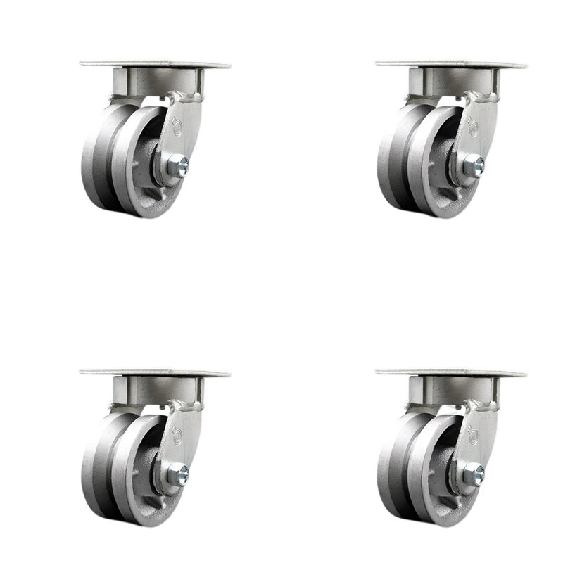Swivel Top Plate Caster Set
