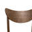 Bugrane Upholstered Side Chairs with Modern Shaped Back
