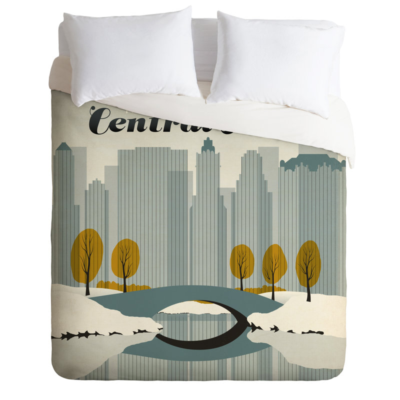 Anderson Design Group Polyester Duvet Cover, Queen Duvet Cover + 2 Standard Shams