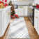 Striped Machine Washable Rugs Geometric Modern Non-Slip Rug for Living Room Bedroom Nursery Dining Table Bedside Decor