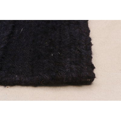 Natural Navy Tapestry Kilim 6'8" x 6'6"