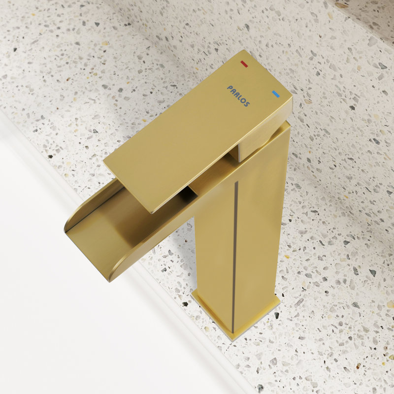 Single-Hole Single-handle Bathroom Faucet, Brushed Gold