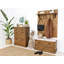 Derrion Solid Wood Wall 5 - Hook Wall Mounted Coat Rack