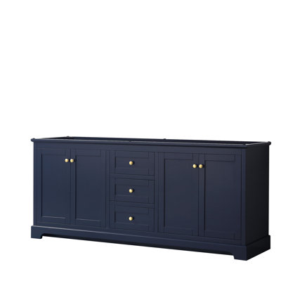 Avery 79'' Double Bathroom Vanity Base Only