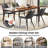 Dining Chair Set of 4 Soft Velvet Upholstered Kitchen Chairs with Metal Legs-1063796936