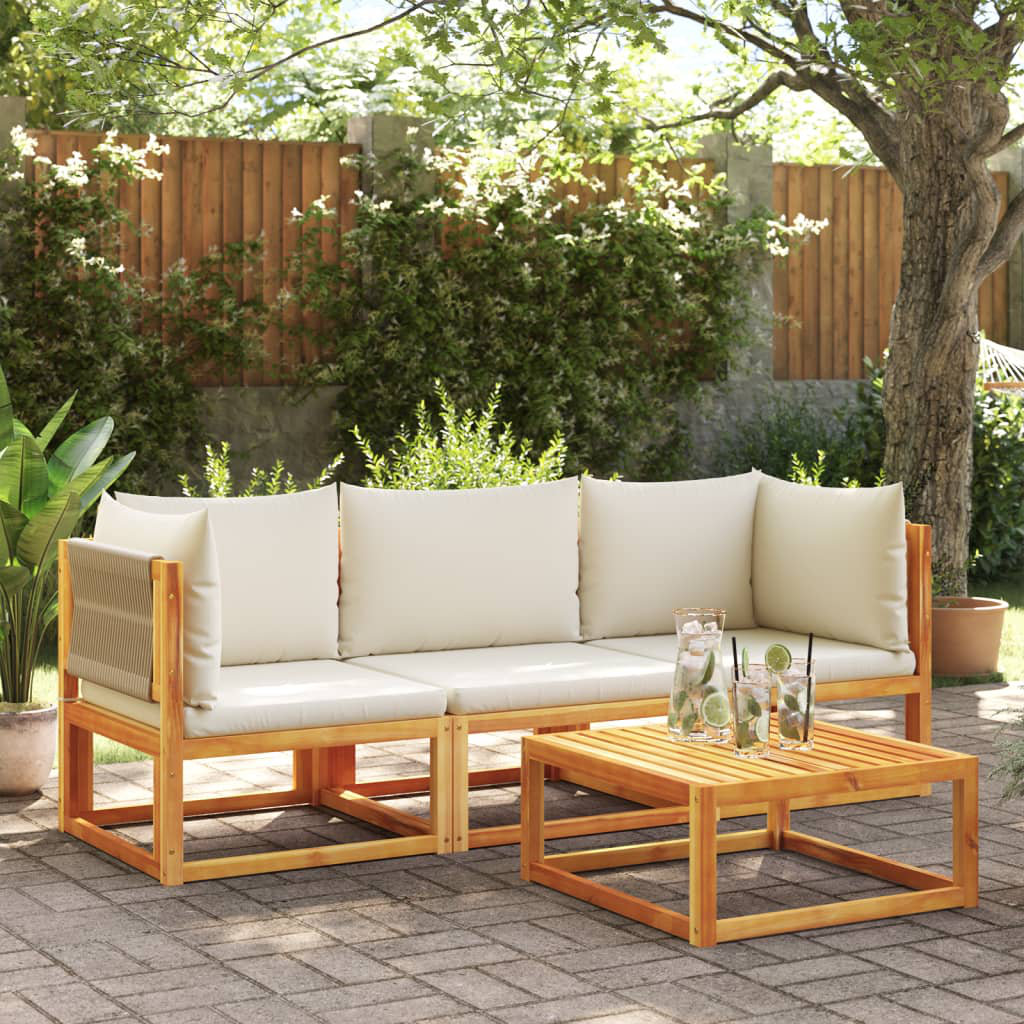 Gartensofa-Set Leeann mit Kissen