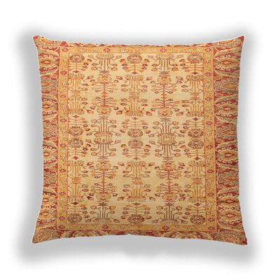 Abstract Microsuede Throw Pillow