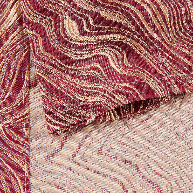 Nephilim Abstract Tailored Window Valance, Cranberry