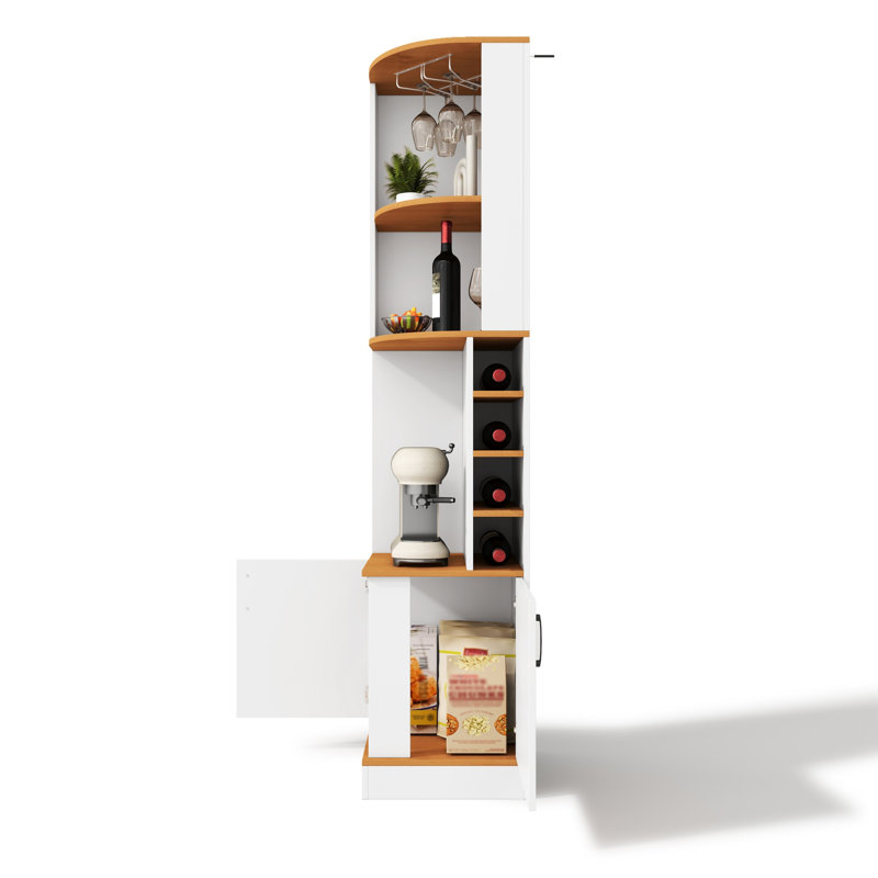 182 cm H Standard Pantry / Tall Cabinet, natural