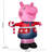 Christmas Inflatable Peppa Pig in Red Holiday Sweater