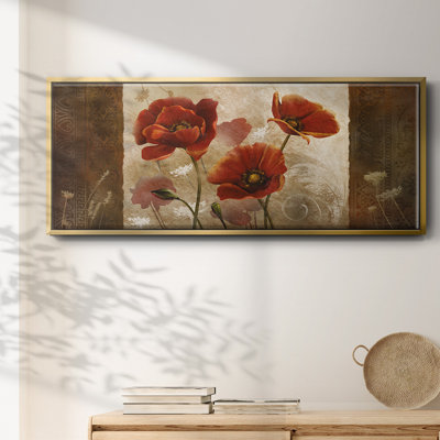 Poppy Morning - toile encadrée
