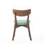 Putnam Upholstered Dining Chairs with Curved Back & Rubberwood Legs-1344081100-1390689790