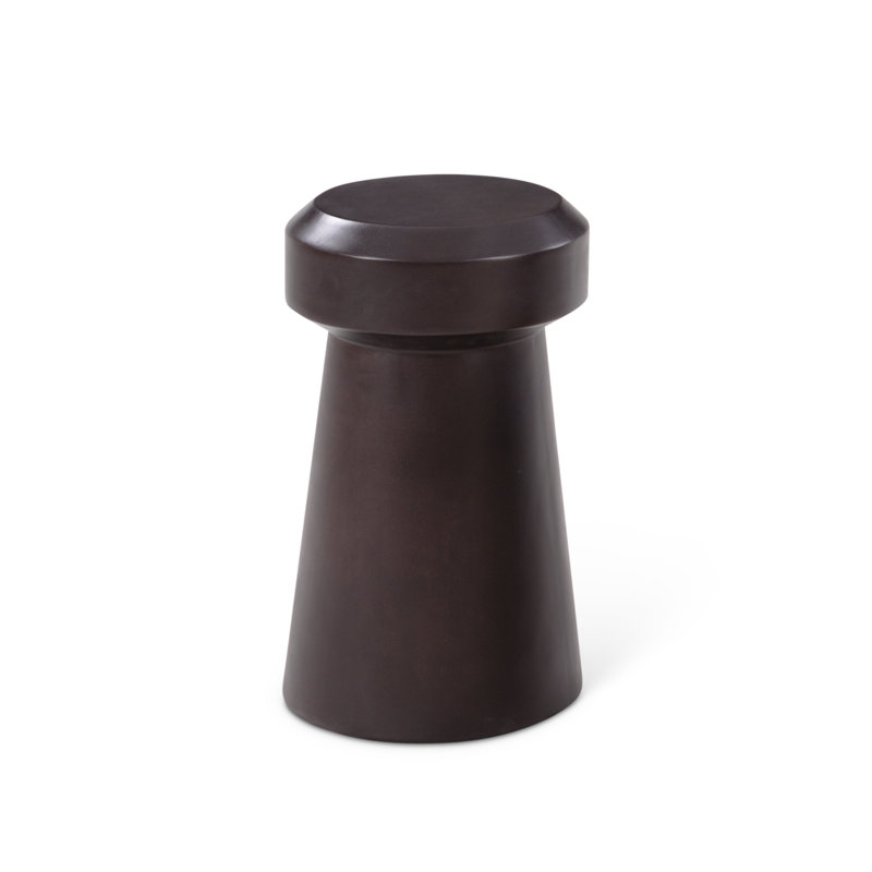 Magnus End Table, Ivory Terrazzo