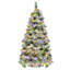Arbre de Noël enneigé 6 pi avec lumières et pommes de pin