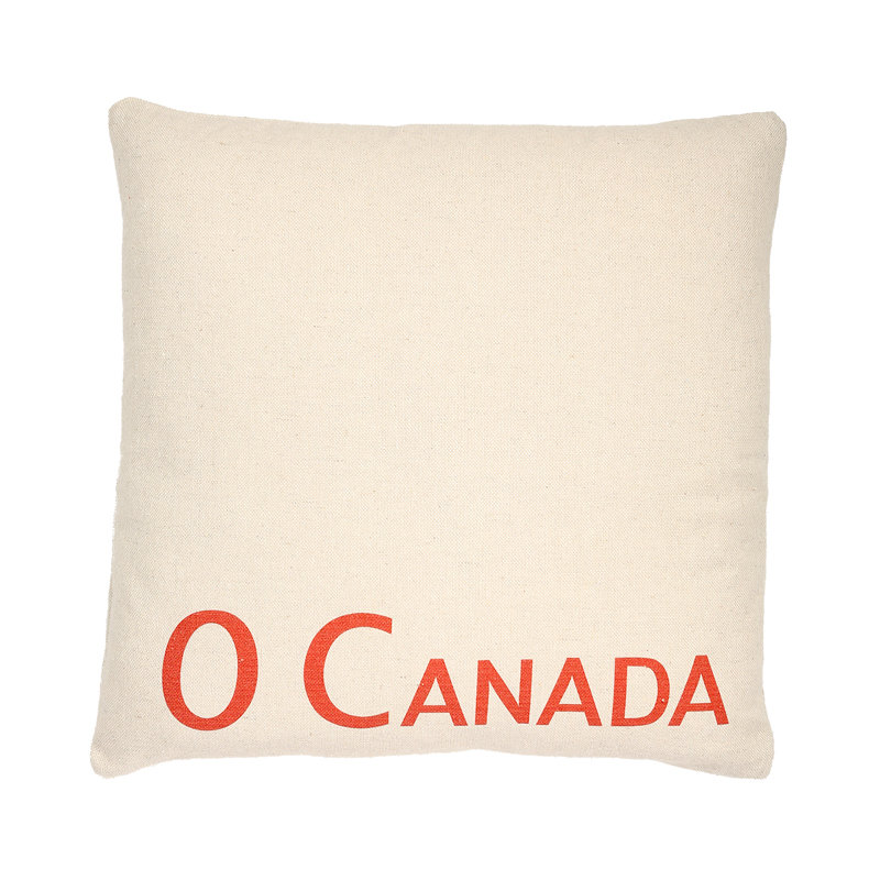  O Canada Throw Pillow, Red