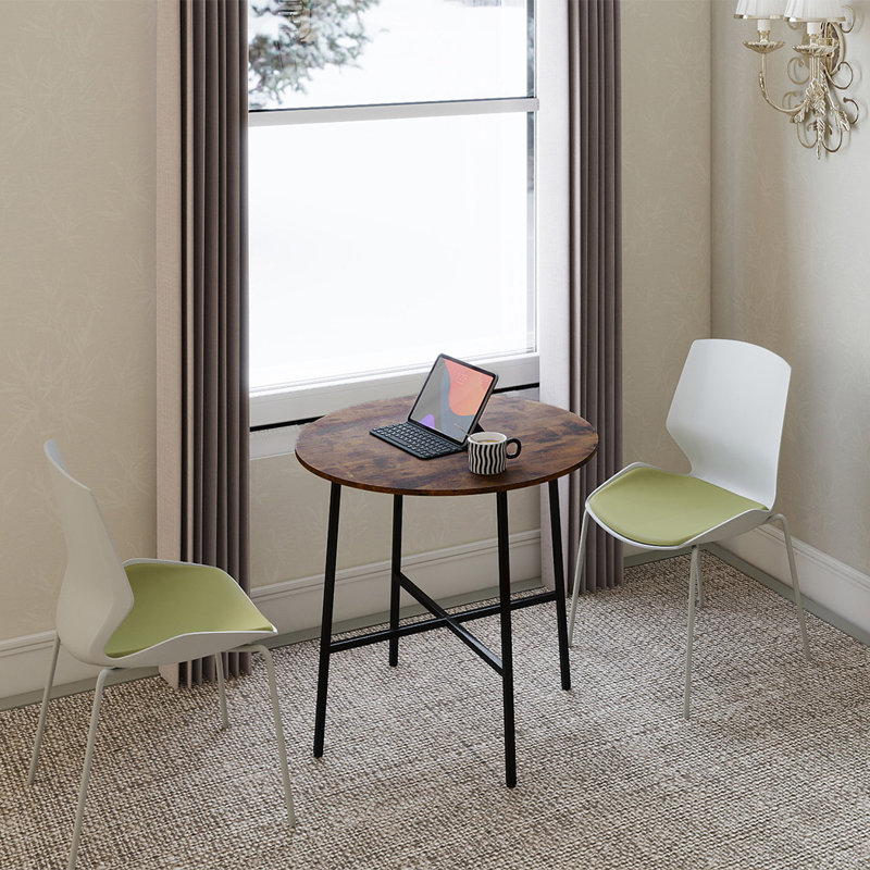 Round Metal Base Dining Table