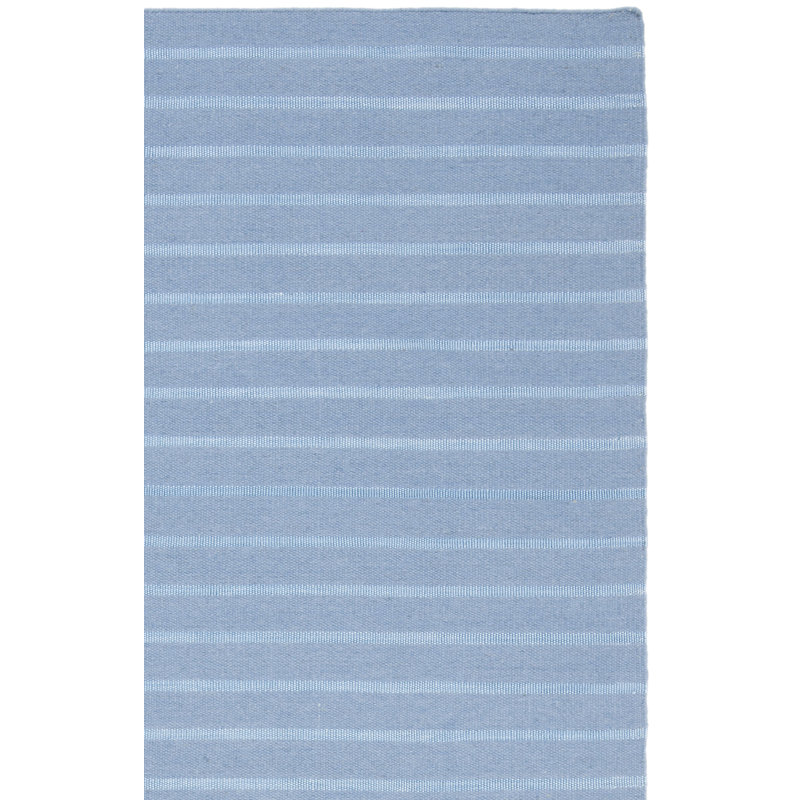 Rodgers Hand Woven Flat Weave Wool Striped Rug, Runner 2'6" x 8'