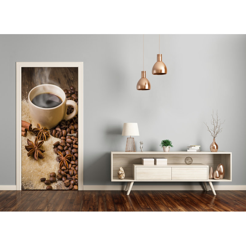 Coffee Pot Door Decal