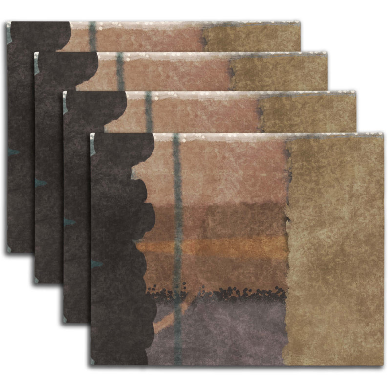 Napperon abstrait en polyester