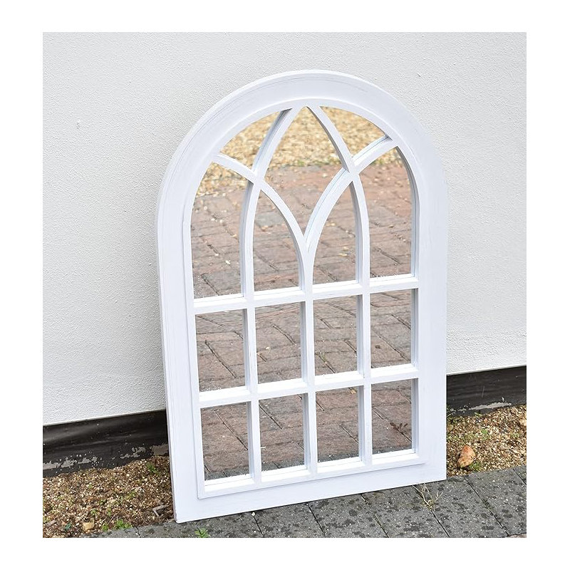 Arch Mirror, Brushed Gold, 73.5 cm H x 48.5 cm W