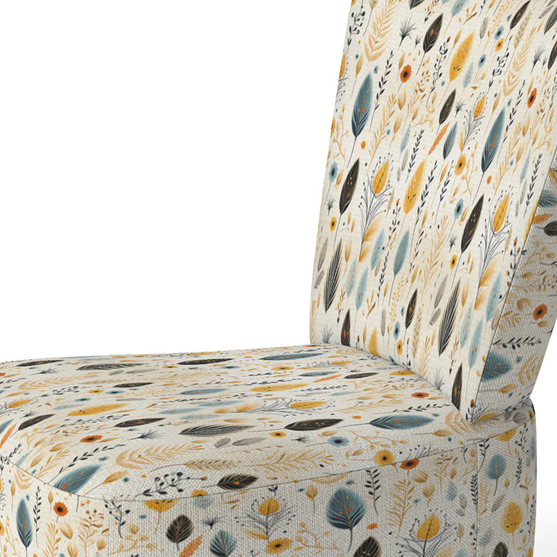 Chaise d'appoint rembourrée Earthy Elegance Boho
