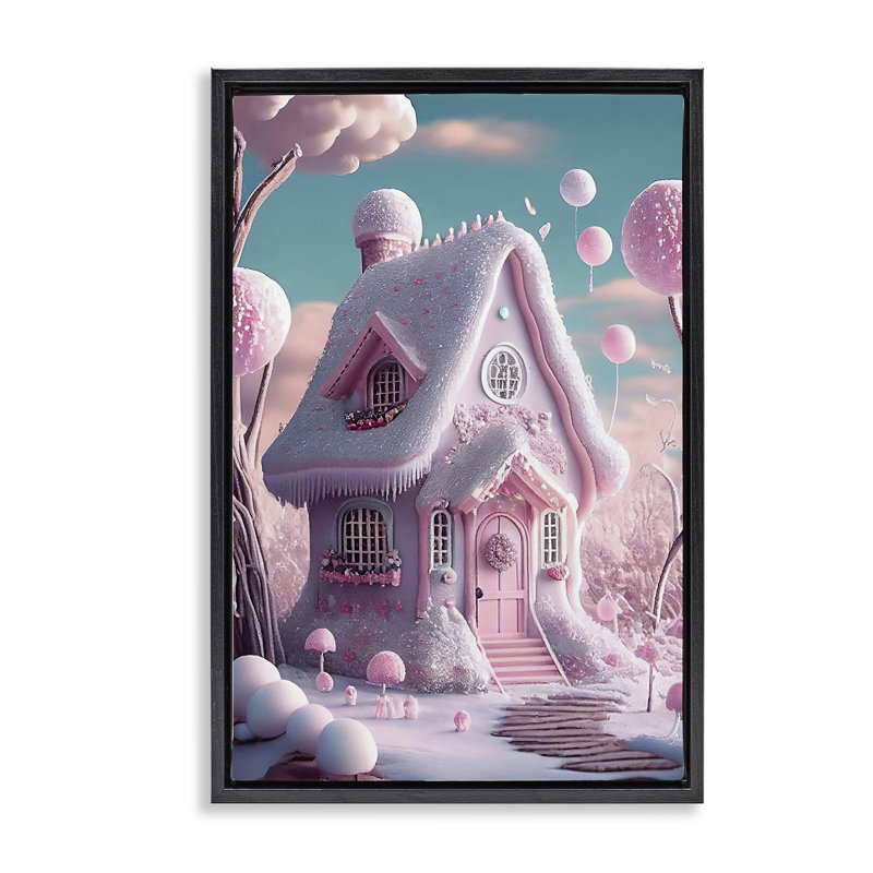 Cadre flottant Magicville, Cadre flottant noir de jais, H 25 po x l 17 po