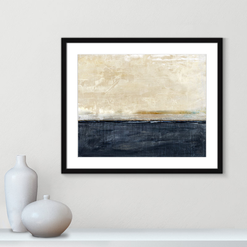 «Better Days» - Version paysage par Denise Brown, L 25,5 po x H 21,5 po, Imprimé mat, Noir satiné