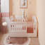 Lit plateforme simple en bois avec garde-corps, blanc-575322835-575322836