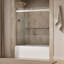Levity 59.62" x 62" Bypass Bath Door with CleanCoat® Technology-94842338-111117689