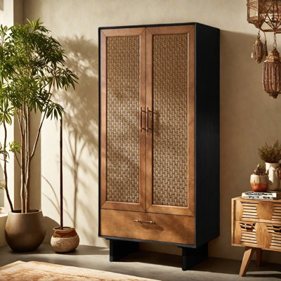 Armoire moderne tissée simple