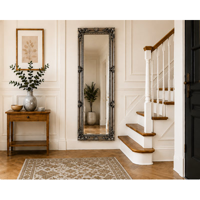 Sade Tall Solid Wood Framed Wall or Dressing Mirror
