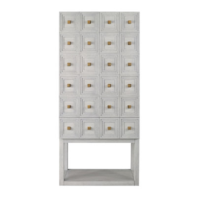 Adriano Solid Wood Bar Cabinet
