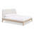 Cloey UPHOLSTERED KING BED IVORY BOUCLE SMOKE OAK-124539765-124539767