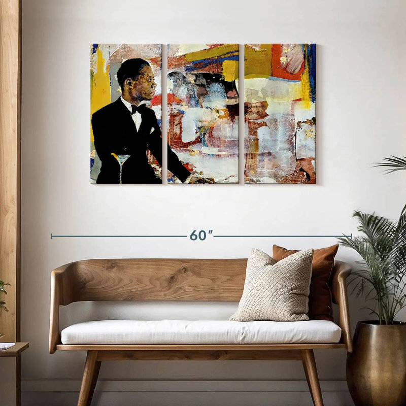 Leisha The Ellington Finesse Effect, 28" H x 45" W