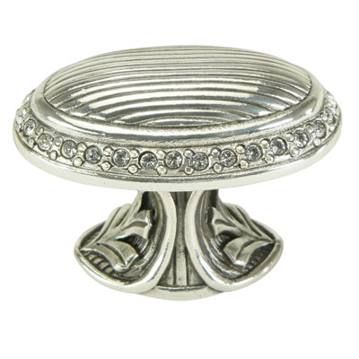 CAMBRIDGE ROUND KNOB; CLEAR