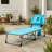 Foldable Outdoor Tanning Chair With Face And Arm Cutout Holes For Beach Poolside Backyard Sunbathing Use-616079369