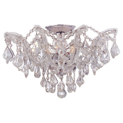 Weekes 5-Light 19" Semi Flush Mount