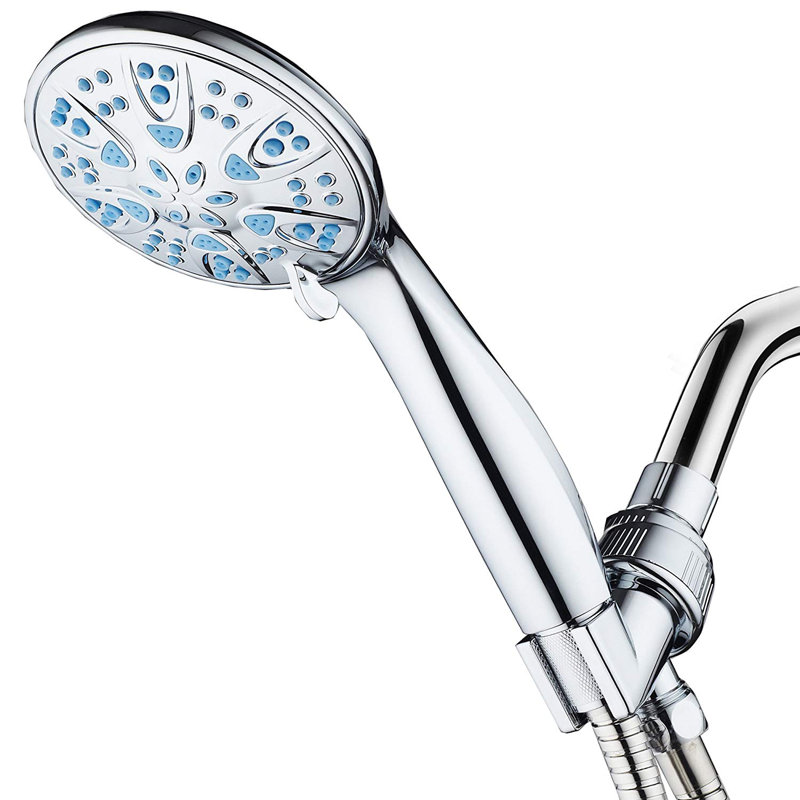 Pomme de douche anti-microbien multifonctions microban, Bleu