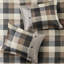 Édredon très grand à chevrons, imprimé à carreaux Buffalo, 2 taies décoratives assorties, 3 coussins décoratifs, jupe de lit, très grand lit 7 pièces, facile d'entretien