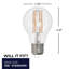 7 watts (équivalent à 60 watts), ampoule DEL A19, à intensité variable, blanc chaud E26 / base moyenne (standard). -120751765-61537112