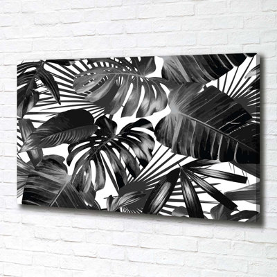 Tropical Leaves - Wrapped Canvas Print